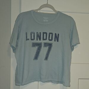American Eagle Outfitters Light Blue Tee